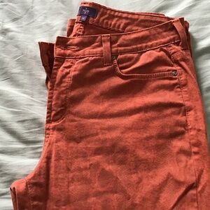 NYDJ skinny red snake skin jeans size 12